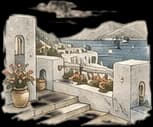 Винтажный разделитель santorini_terrace