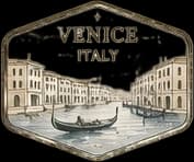 Винтажный штамп venice